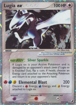 Lugia Ex 105/115 - Unseen Forces Holofoil