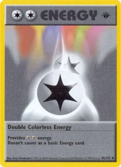 Double Colorless Energy 96 - Base Set Shadowless Unlimited