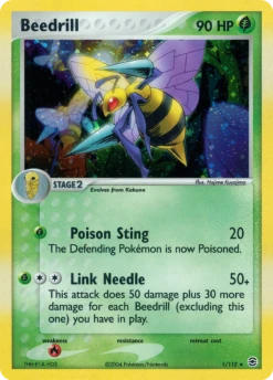 Beedrill 1/112 - FireRed LeafGreen Reverse Holofoil
