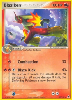 Blaziken 20/110 - Holon Phantoms Reverse Holofoil