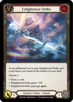 Enlightened Strike (WTR159) Welcome To Rathe 1st Edition Rainbow Foil