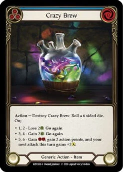Crazy Brew (WTR162) Welcome To Rathe 1st Edition Rainbow Foil