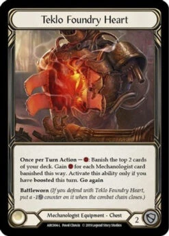 Teklo Foundry Heart (ARC004) Arcane Rising Unlimited Edition Rainbow Foil