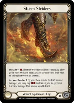 Storm Striders (ARC116) Arcane Rising 1st Edition Cold Foil