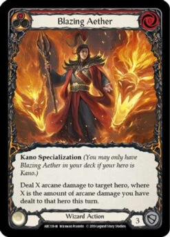 Blazing Aether (ARC118) Arcane Rising Unlimited Edition Rainbow Foil