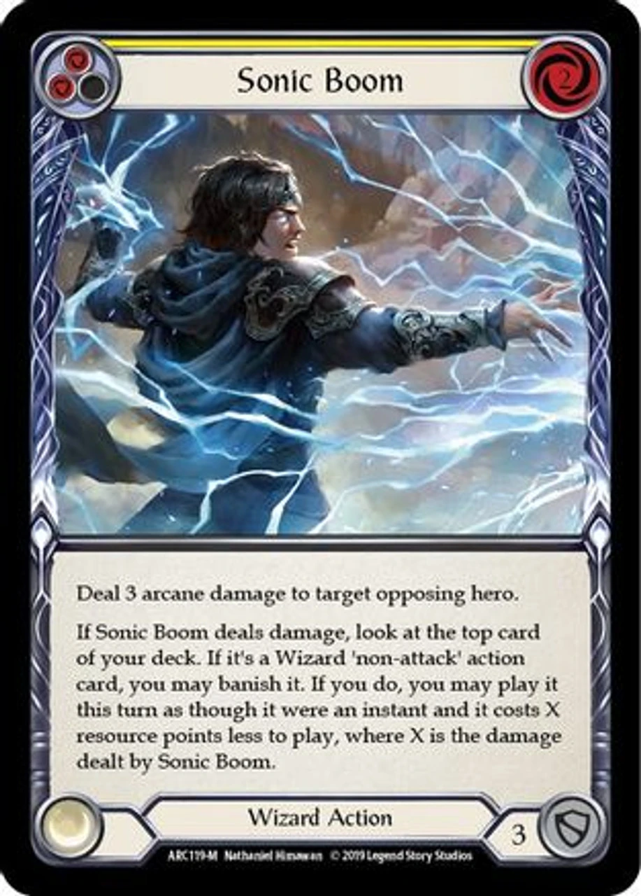 Sonic Boom (ARC119) Arcane Rising Unlimited Edition Rainbow Foil 1 Sonic Boom (ARC119) Arcane Rising Unlimited Edition Rainbow Foil