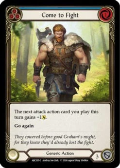 Come To Fight (Blue) (ARC205) Arcane Rising 1st Edition Rainbow Foil