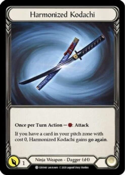 Harmonized Kodachi (CRU048) Crucible Of War Unlimited Edition Rainbow Foil