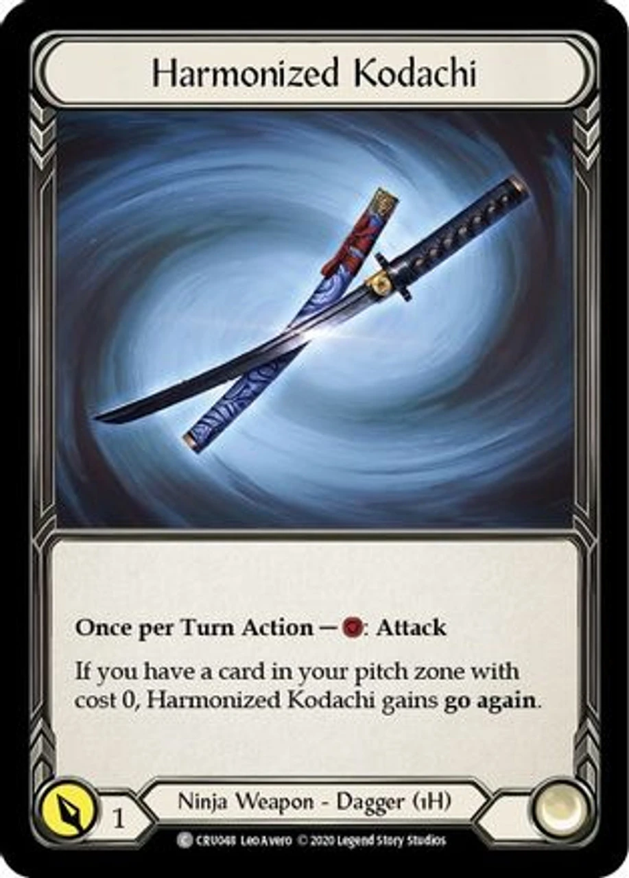 Harmonized Kodachi (CRU048) Crucible Of War Unlimited Edition Rainbow Foil 1 Harmonized Kodachi (CRU048) Crucible Of War Unlimited Edition Rainbow Foil