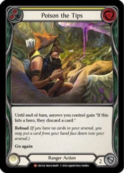 Poison The Tips (CRU124) Crucible Of War 1st Edition Rainbow Foil