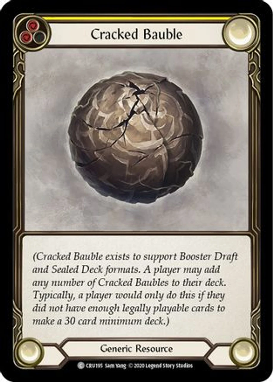 Cracked Bauble (CRU195) Crucible Of War 1st Edition Rainbow Foil 1 Cracked Bauble (CRU195) Crucible Of War 1st Edition Rainbow Foil