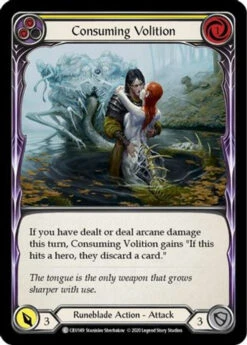 Consuming Volition (Yellow) (CRU149) Crucible Of War 1st Edition Rainbow Foil