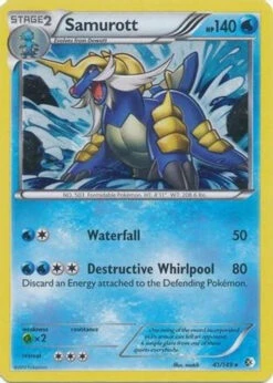 Samurott - 41/149 (Cosmos Holo) 41 - Blister Exclusives Holofoil