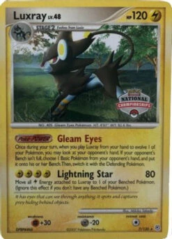 Luxray - 7/130 (National Championships) 7 - League Championship Cards