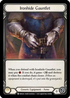 Ironhide Gauntlet (MON243) Monarch 1st Edition Cold Foil