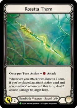 Rosetta Thorn (LGS068) Flesh And Blood: Promo Cards Cold Foil