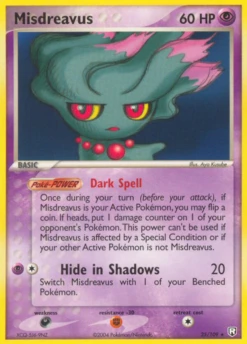 Misdreavus 25/109 - Team Rocket Returns Reverse Holofoil