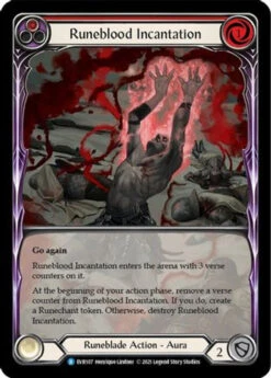 Runeblood Incantation (Red) (Extended Art) (EVR107) Everfest 1st Edition Rainbow Foil