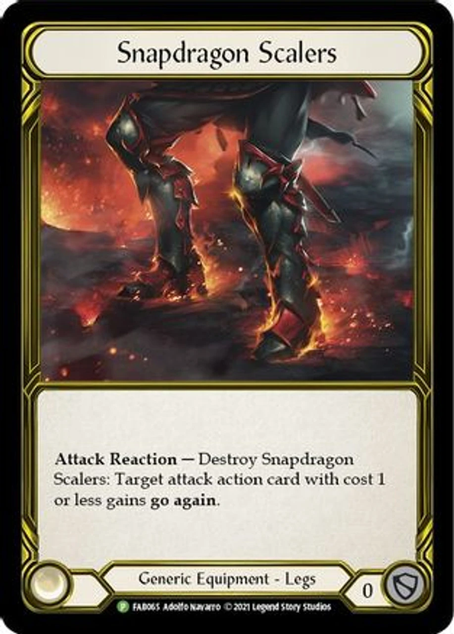 Snapdragon Scalers (Golden) (FAB065) Flesh And Blood: Promo Cards 1 Snapdragon Scalers (Golden) (FAB065) Flesh And Blood: Promo Cards