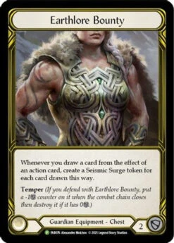 Earthlore Bounty (Golden) (FAB076) Flesh And Blood: Promo Cards Cold Foil