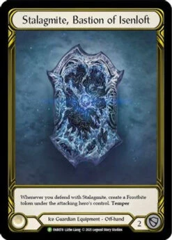 Stalagmite, Bastion Of Isenloft (Golden) (FAB078) Flesh And Blood: Promo Cards Cold Foil