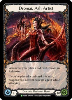 Dromai, Ash Artist (HER066) Flesh And Blood: Promo Cards Rainbow Foil