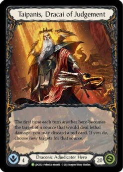 Taipanis, Dracai Of Judgement (JDG002) Flesh And Blood: Promo Cards Rainbow Foil