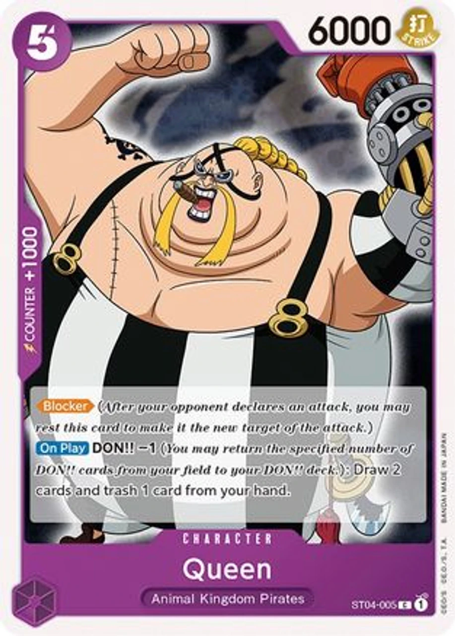 Bandai Queen (ST04-005) Starter Deck 4: Animal Kingdom Pirates 1 Bandai Queen (ST04-005) Starter Deck 4: Animal Kingdom Pirates