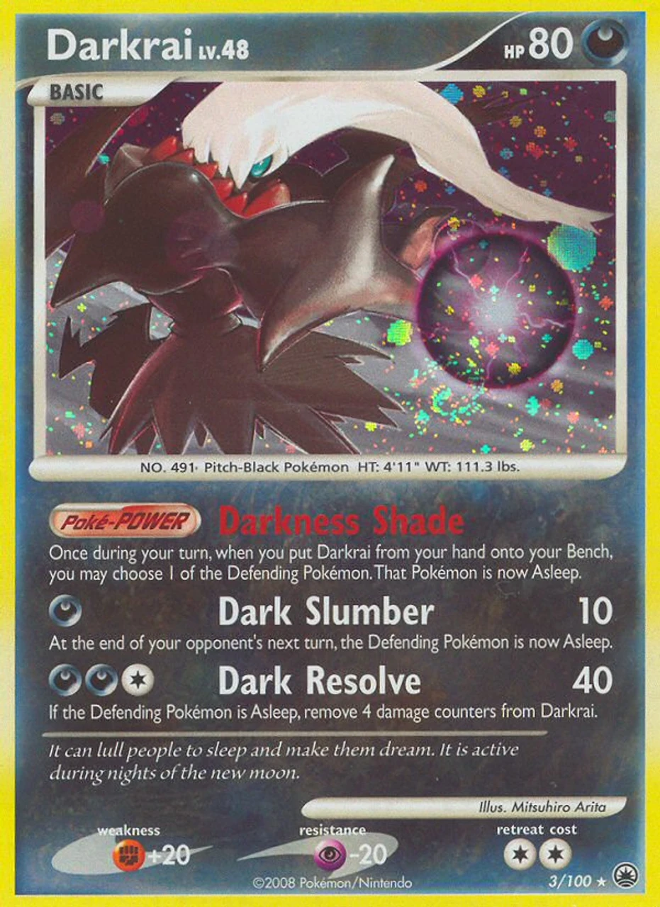 Darkrai 3/100 - Majestic Dawn Holofoil 1 Darkrai 3/100 - Majestic Dawn Holofoil