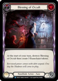 Blessing Of Occult (Red) (DYN179) Dynasty Rainbow Foil