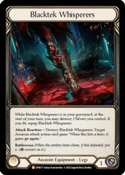 Blacktek Whisperers (DYN117) Dynasty Rainbow Foil