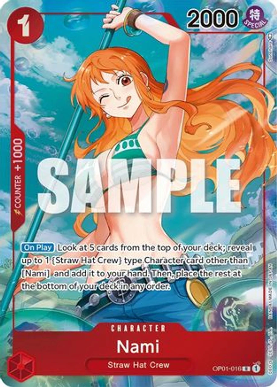Bandai Nami (Parallel) (OP01-016) Romance Dawn Foil 1 Bandai Nami (Parallel) (OP01-016) Romance Dawn Foil