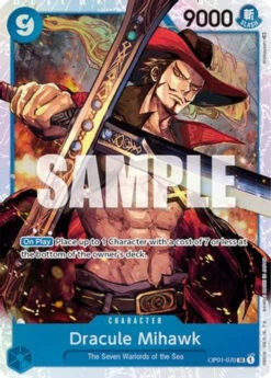 Bandai Dracule Mihawk (OP01-070) Romance Dawn Foil