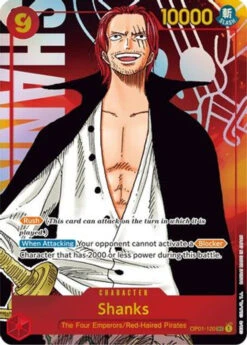 Bandai Shanks (Parallel) (OP01-120) Romance Dawn Foil