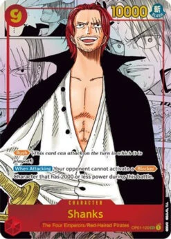 Bandai Shanks (Parallel) (Alternate Art) (OP01-120) Romance Dawn Foil