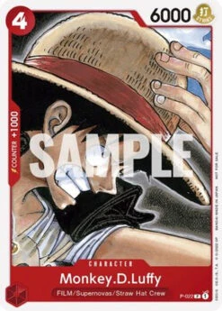 Bandai Monkey.D.Luffy (One Piece Film Red) (P-022) One Piece Promotion Cards