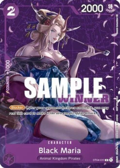Bandai Black Maria (Tournament Pack Vol. 2) [Winner] (ST04-011) One Piece Promotion Cards