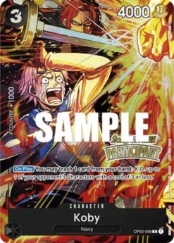 Bandai Koby (Offline Regional 2023) [Participant] (OP02-098) One Piece Promotion Cards Foil