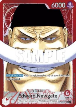Bandai Edward.Newgate (Alternate Art) (OP02-001) Paramount War Foil
