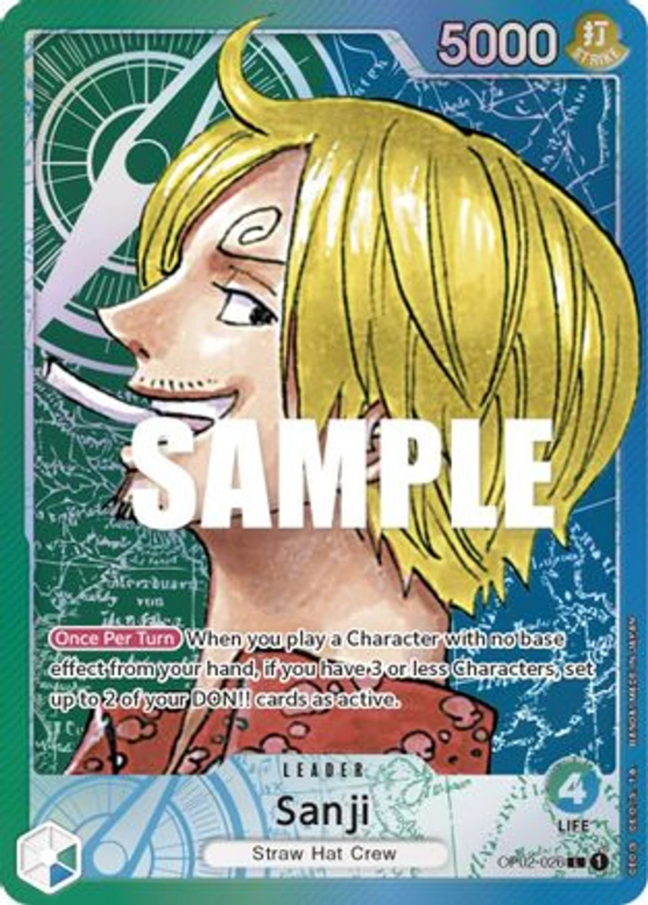 Bandai Sanji (Alternate Art) (OP02-026) Paramount War Foil 1 Bandai Sanji (Alternate Art) (OP02-026) Paramount War Foil