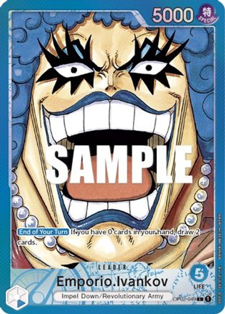 Bandai Emporio.Ivankov (Alternate Art) (OP02-049) Paramount War Foil 1 Bandai Emporio.Ivankov (Alternate Art) (OP02-049) Paramount War Foil