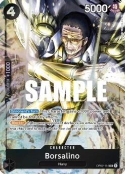 Bandai Borsalino (Alternate Art) (OP02-114) Paramount War Foil