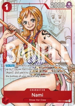 Bandai Nami (Alternate Art) (OP01-016) One Piece Promotion Cards Foil