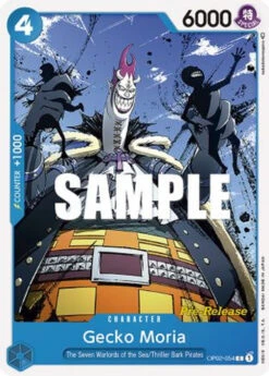 Bandai Gecko Moria (OP02-054) Paramount War Pre-Release Cards