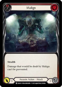 Malign (Red) (ARA010) Blitz Deck: Outsiders - Arakni