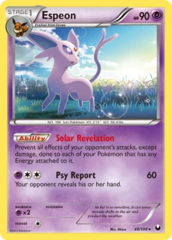 Espeon 48/108 - Dark Explorers Reverse Holofoil