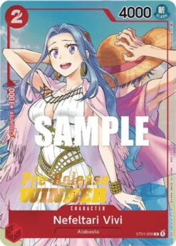 Bandai Nefeltari Vivi (OP-03 Pre-Release Tournament) [Winner] (ST01-009) One Piece Promotion Cards Foil