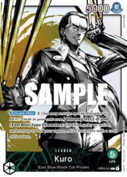 Bandai Kuro (Alternate Art) (OP03-021) Pillars Of Strength Foil