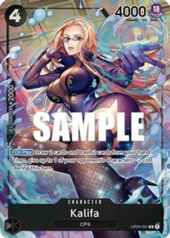 Bandai Kalifa (Alternate Art) (OP03-081) Pillars Of Strength Foil