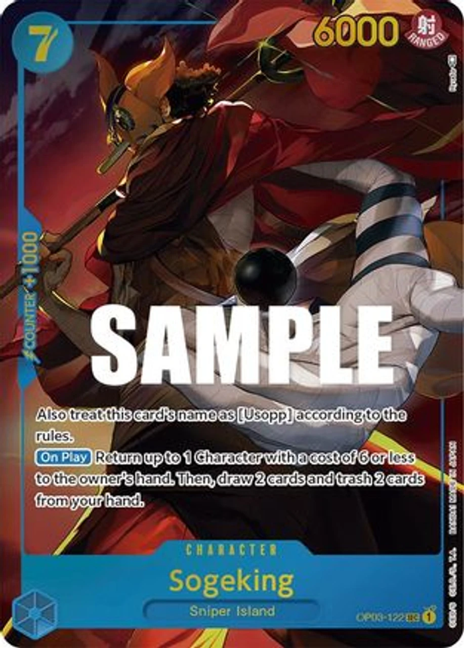 Bandai Sogeking (Alternate Art) (OP03-122) Pillars Of Strength Foil 1 Bandai Sogeking (Alternate Art) (OP03-122) Pillars Of Strength Foil